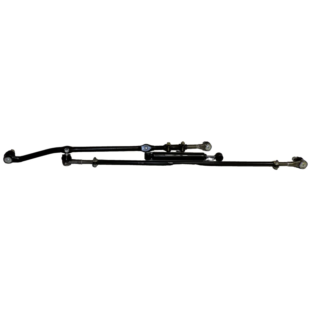 Black Steering Kit w/ Lhd;complete Steering Kit;includes All 4 Tie Rod Ends, Adjusters w/ Hardware, And a Steering Stabilizer product image