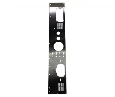 Kentrol Jeep CJ Dash Panel Without Radio Opening 76-86 CJ Brushed Silver Kentrol