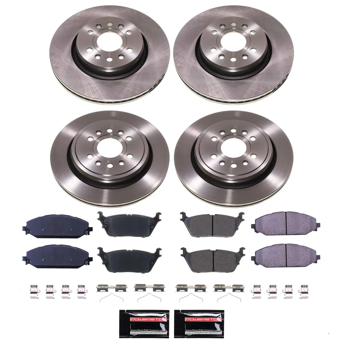 Z17 Direct Replacement Kit: Rotors; Ceramic Pads W/Hardware product image