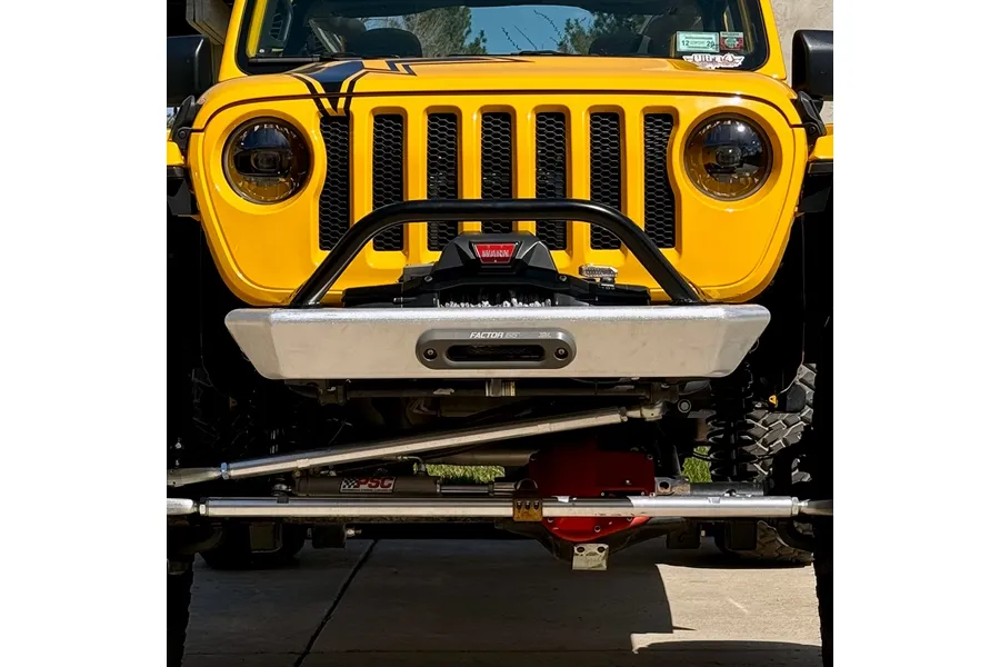 18c Wrangler Legacy Front Bumper With Hoop Raw product image