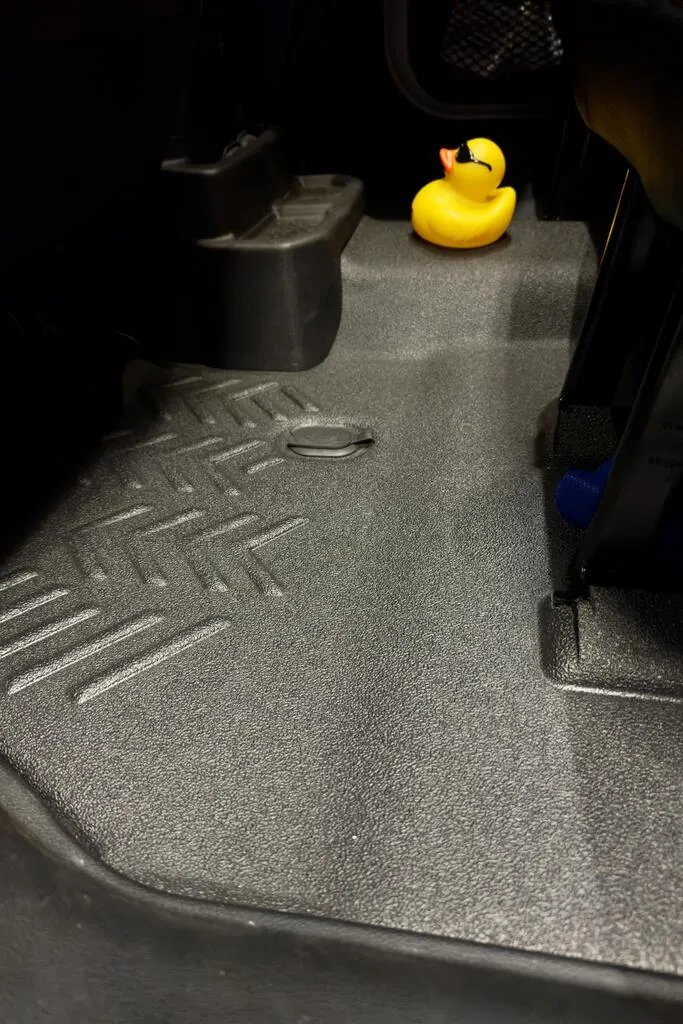 18-23 JLU 4DR full vehicle kit front and rear flooring cargo mat cargo closeout wheelhouse covers NO subwoofer mesa smoke product image