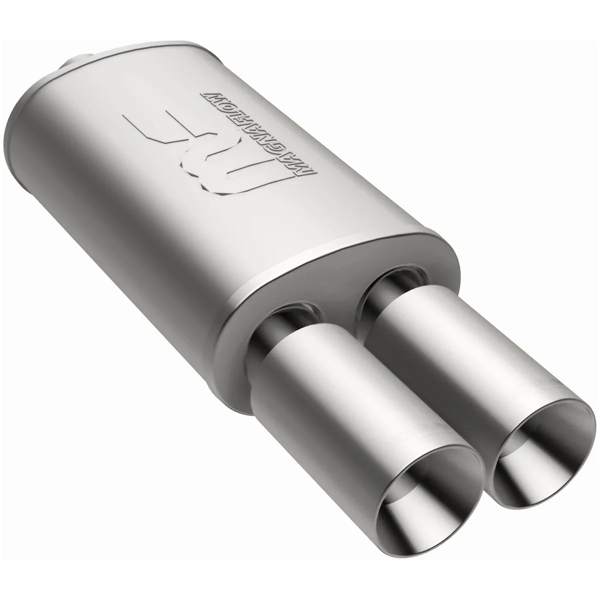 MagnaFlow Exhaust Products 14816 Straight-Through Performance Muffler; 2.25/3.5in. Center/Dual; 5x14x8 Body product image