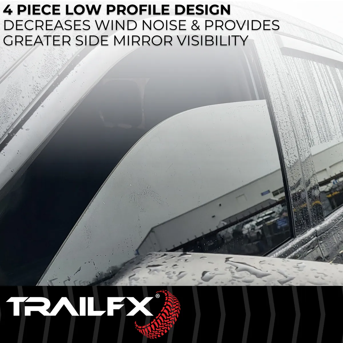 Tfx Inchannel Wndw Vents Smoke 4pc product image