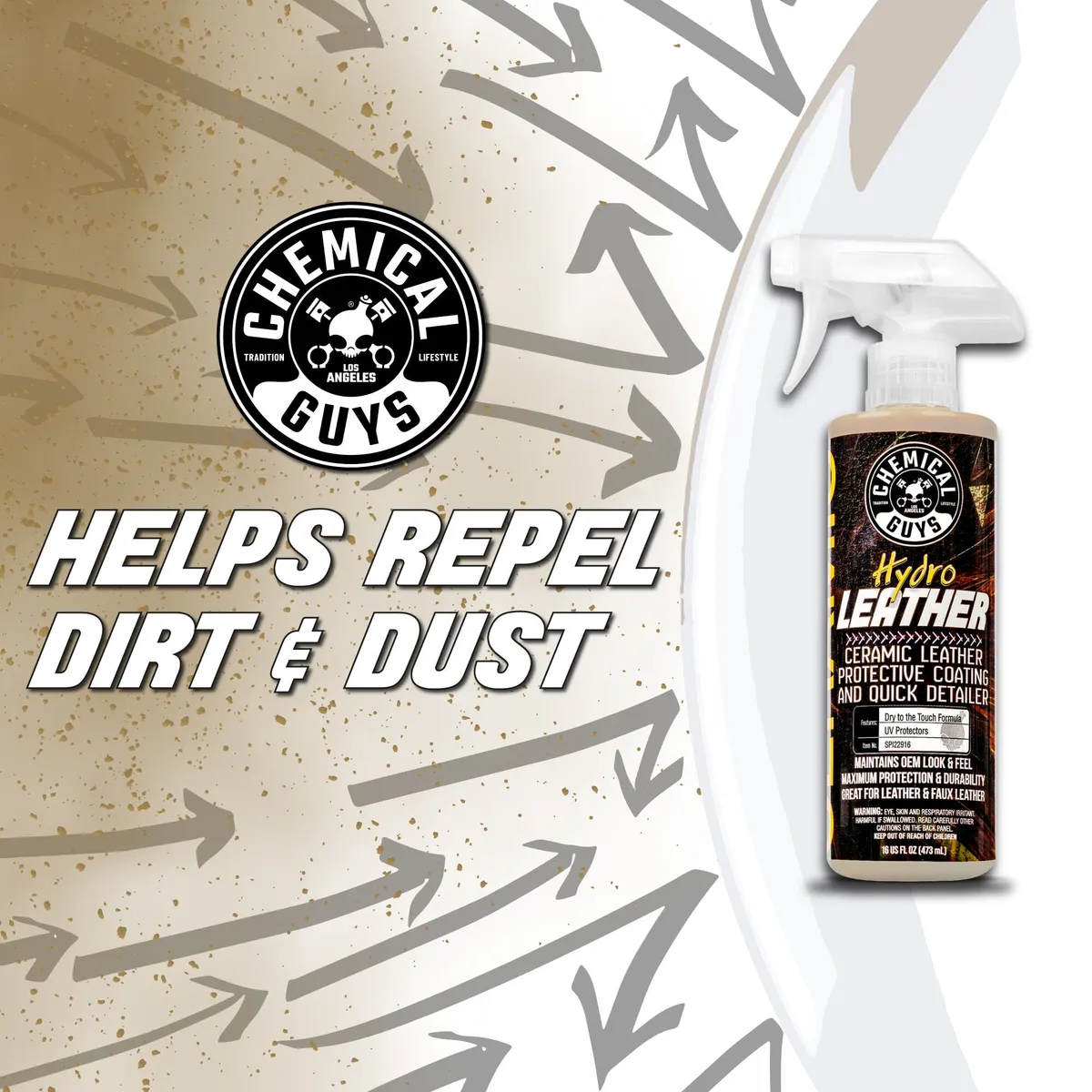 Chemical Guys HydroLeather Ceramic Leather Protective Coating/Detailer 16 Fl. Oz. product image