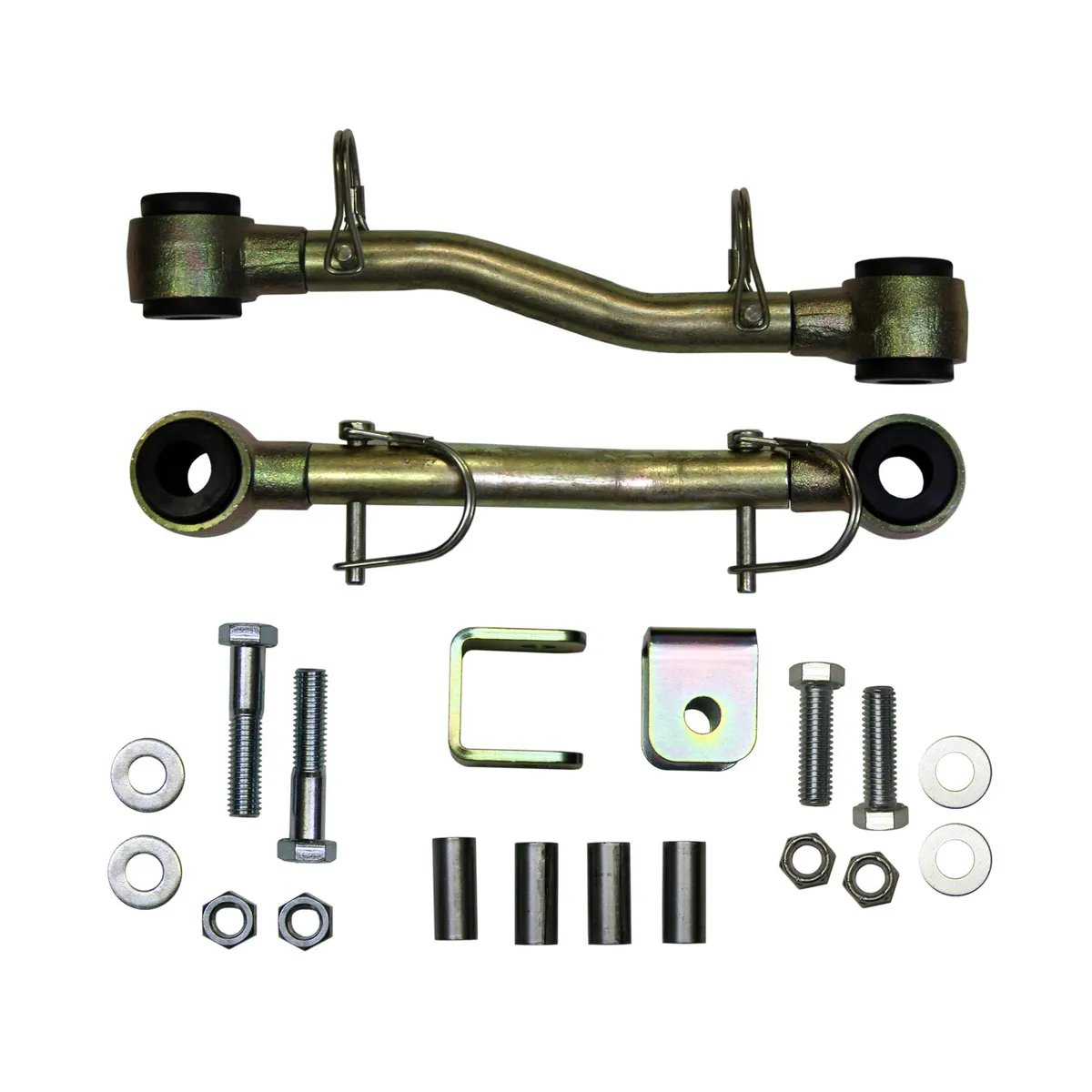 Sway Bar Extended End Links Disconnect Front Lift Height 3-4 Inch Double Black Rubber Bushings 84-01 Jeep Cherokee Skyjacker product image