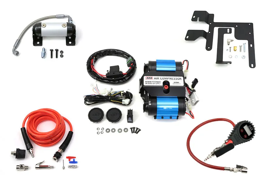 ARB ARB Twin Air Compressor, Grimm Mount, Tire Pump Kit and Manifold Package - JK
