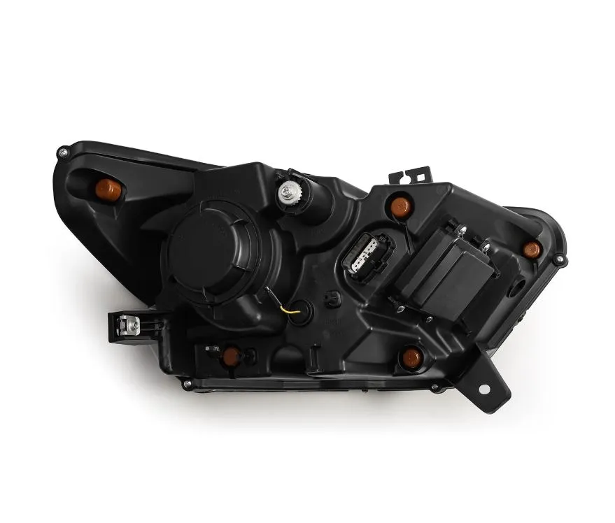 LED Projector Headlights Alpha-Black w Activation Light Sequential Signal Switchback DRL product image