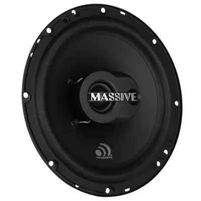 Massive Audio MX65SV2 - 6.5" 2-Way 50 Watts RMS Shallow Coaxial Speakers