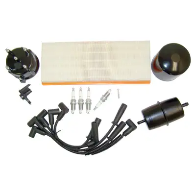 Crown Automotive Jeep Replacement Crown Automotive Jeep Replacement TK14 Tune Up Kit for 91-93 Jeep YJ Wrangler w/ 2.5L Eng., w/ Metric Oil Filter Theads