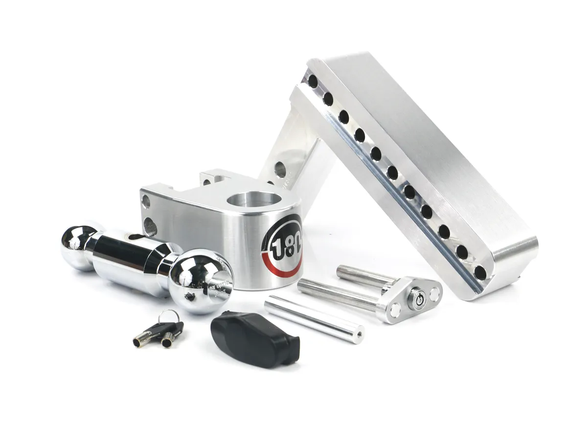 180 Turnover Ball 8 Drop Hitch w/ 2 Shank Keyed Alike Ws05 Included product image