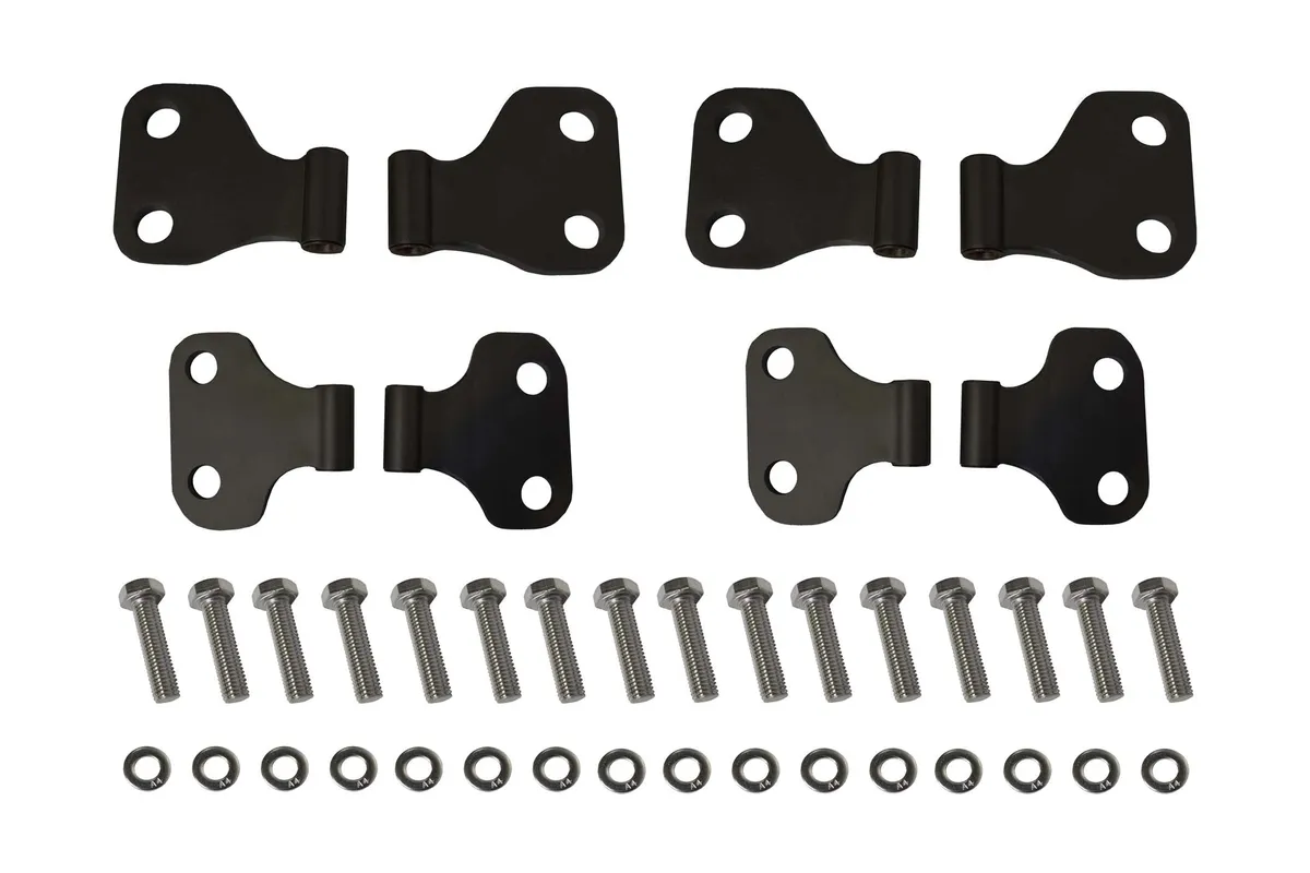 Kentrol Body Door Hinge Set for 2018-2027 Jeep Wrangler JL & Gladiator JT 80729 product image