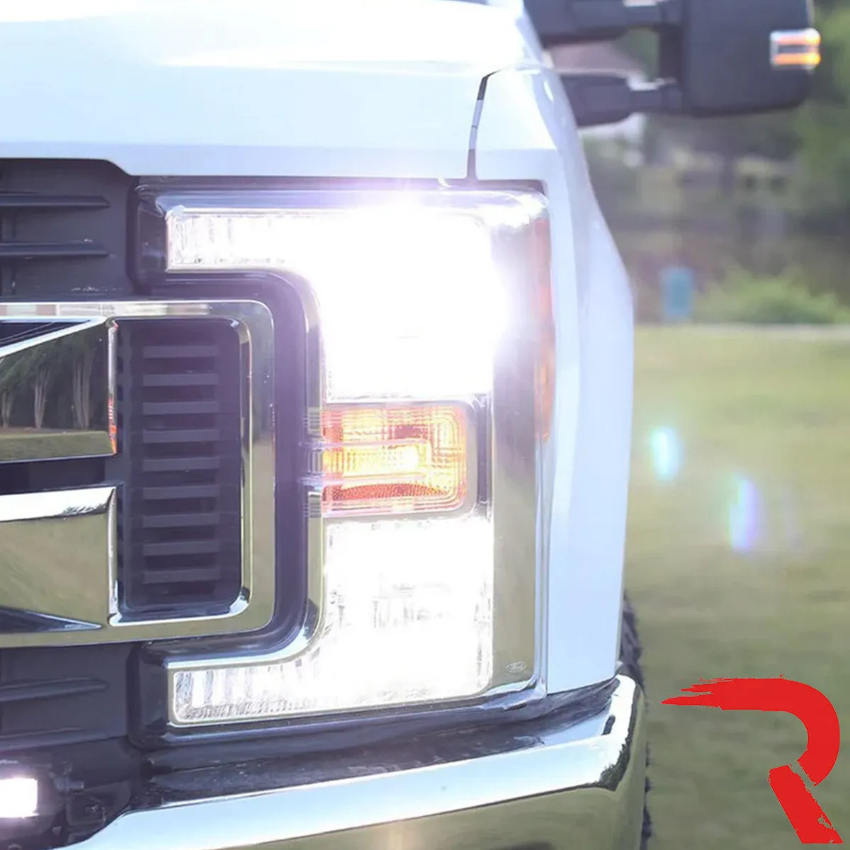 H1 12V High Power LED Headlight Bulbs 25-Watt (Single Beam) Ballast Free - 6000K Color product image