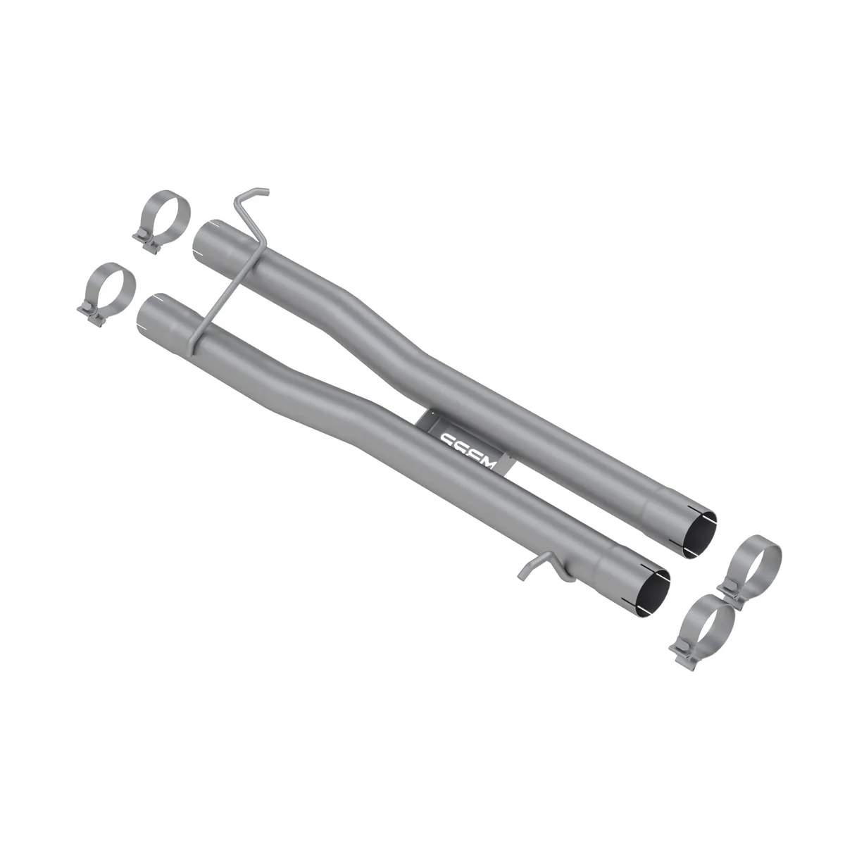 Armor Pro Muffler Bypass; 3 in.; T304 Stainless Steel; Cutting Required; Dual; product image