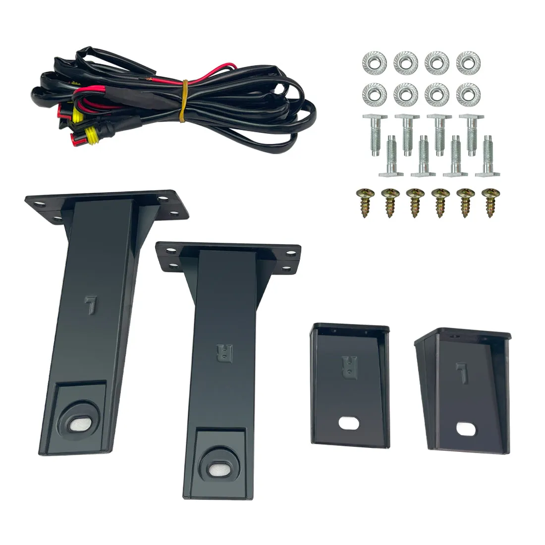 Armor Grille W/ Off-Road Lights - Matte Black For 2013-2018 Dodge Ram 1500 product image