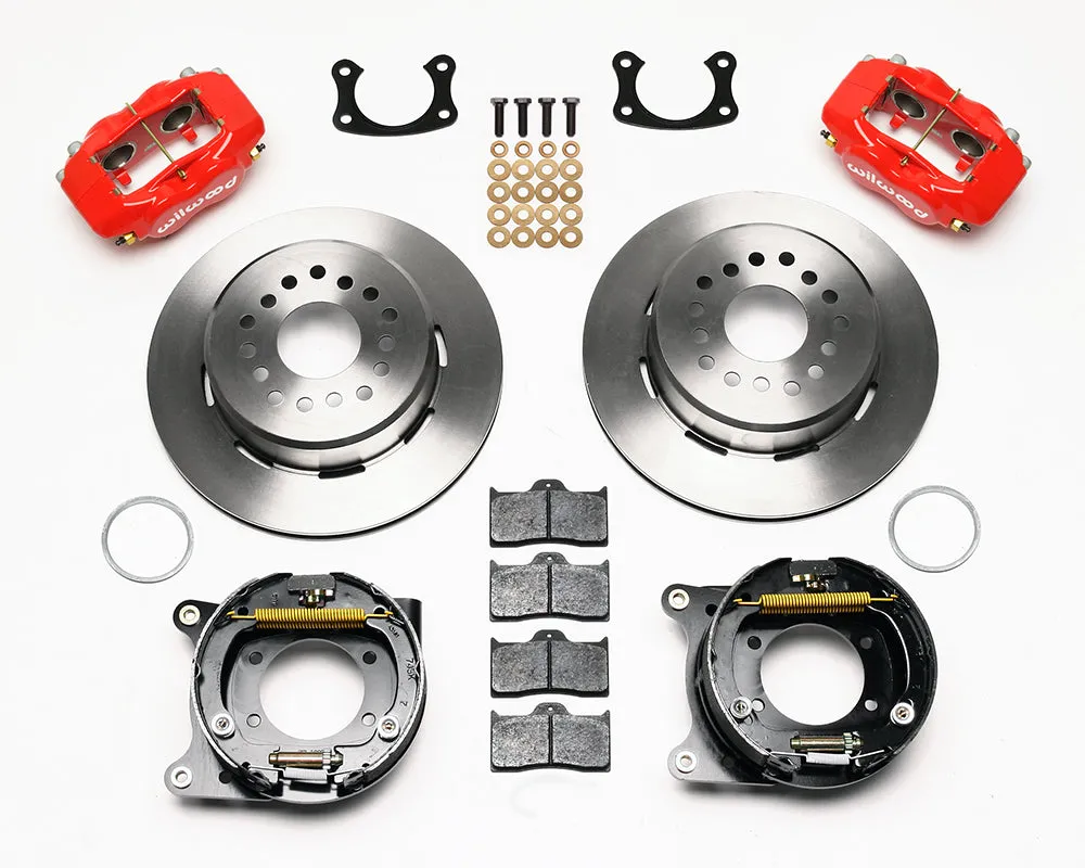 Wilwood FDLI PS Park Brake Kit Drilled Red BOP Axle 2.75in Bearing 2.75 Offset product image