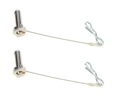 TI22 Performance Aero Wing Tree Pin Kit 1/4x5/8 Pair Titanium