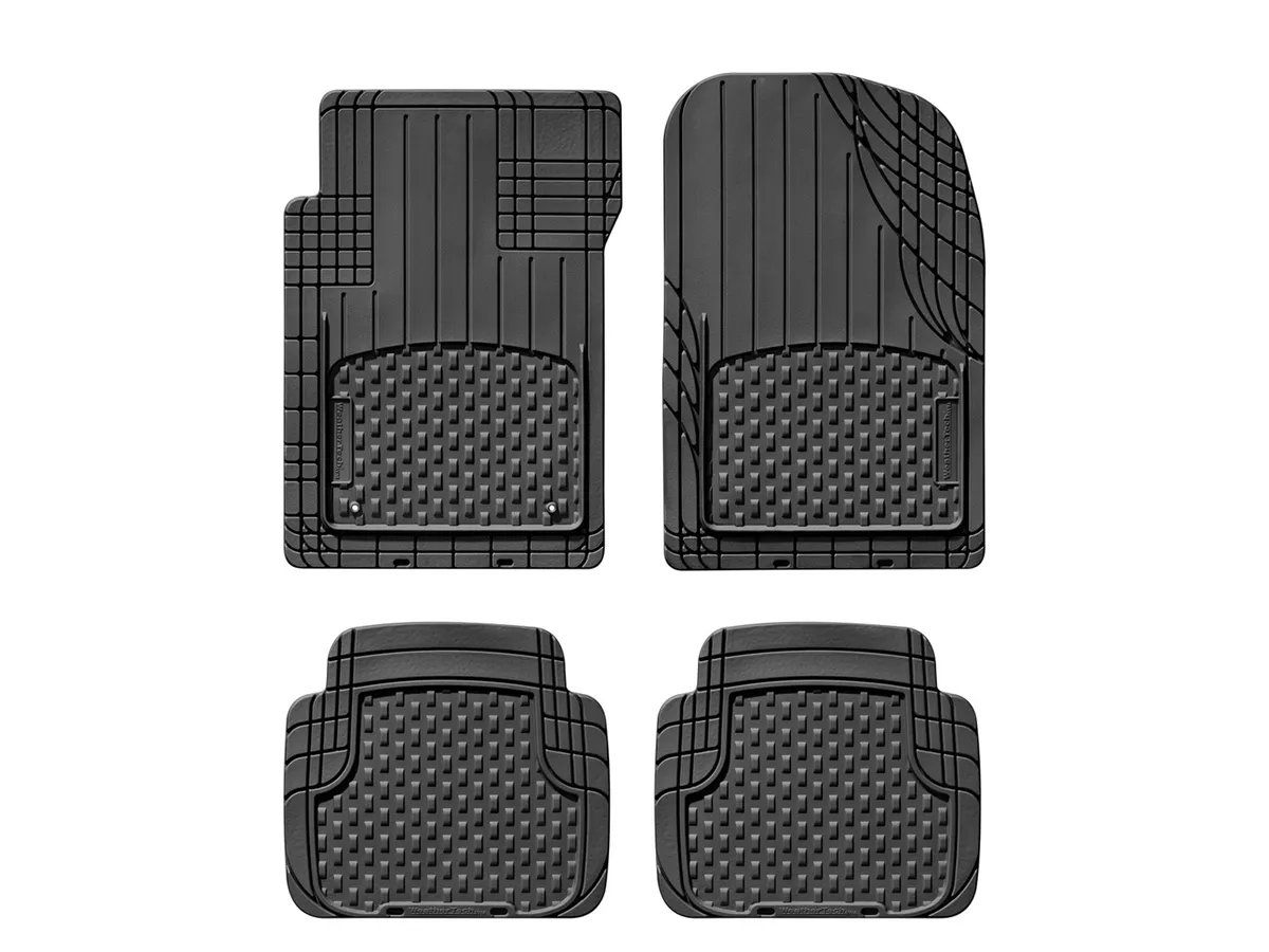 Universal All Vehicle Mat; Front and Rear; Heavy Duty; Black; product image