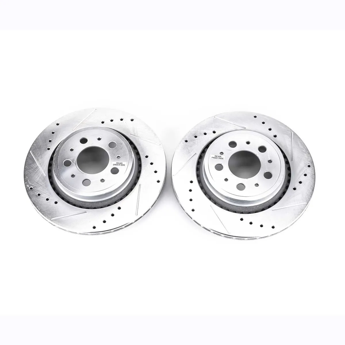Evolution Drilled/Slotted Zinc Plated Rotors (Pair) product image
