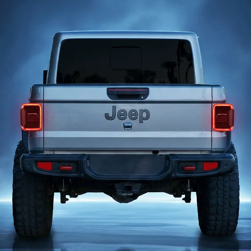 "jt Aurora Bundle - 9"" LED RGB Halo Headlights, RGB Fogs, Tail Lights For Jeep Gladiator Jt" product image