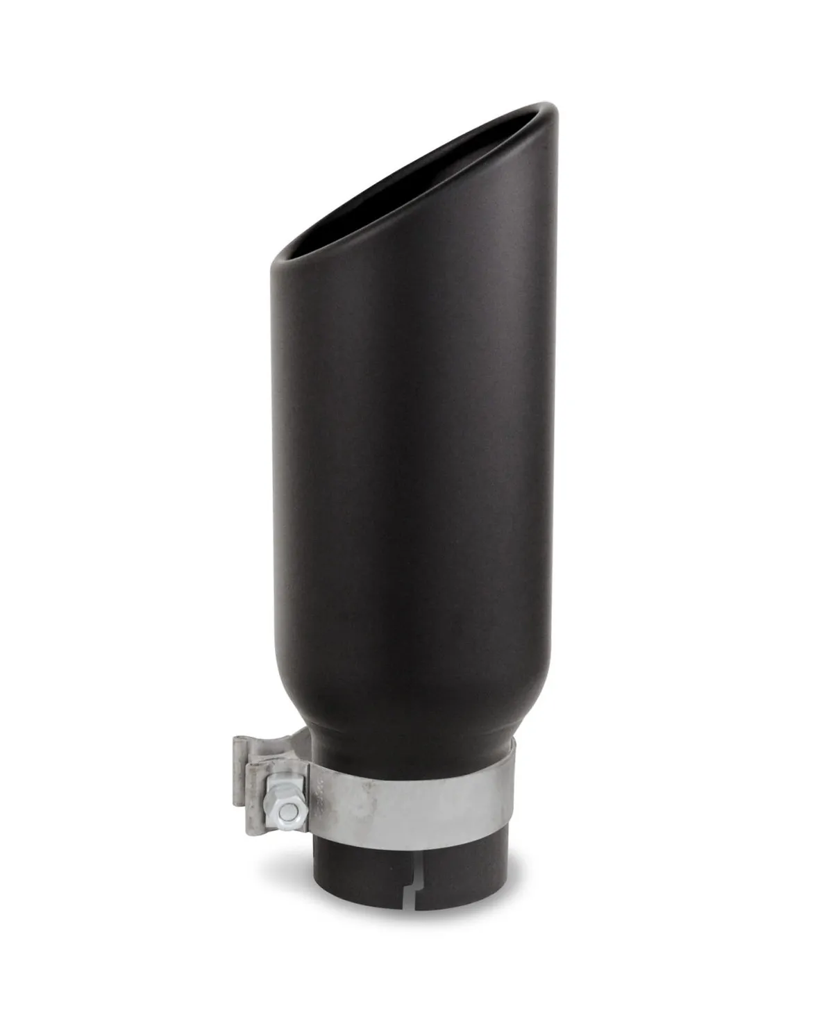 Go Rhino GRT35514B - Black Powder Coated Stainless Steel Exhaust Tip - Textured Black product image