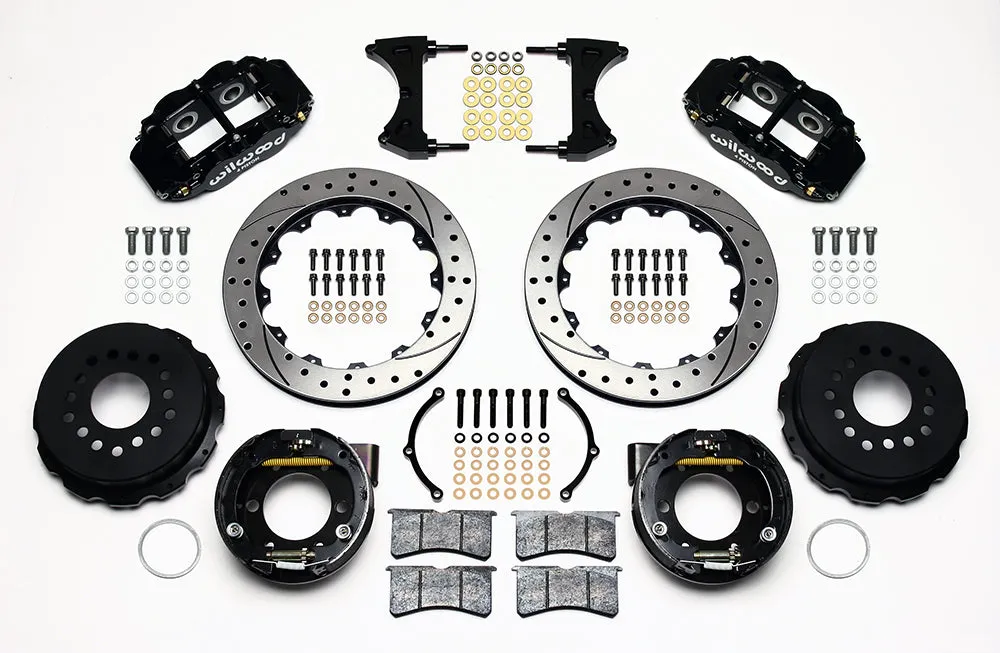 2005 - 2014 Ford Forged Narrow Superlite 4R Big Brake Rear Parking Brake Kit - 140-9221 product image