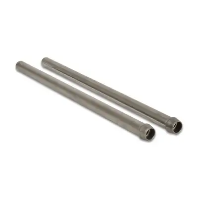 Vibrant Performance Exhaust Hanger Rod; 0.375 in. Hollow Rod OD; 10 in. Length; 2 pcs.; CP1 Titanium;