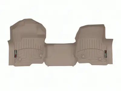 Weathertech FloorLiner™ DigitalFit®; Tan; Front; Over The Hump;