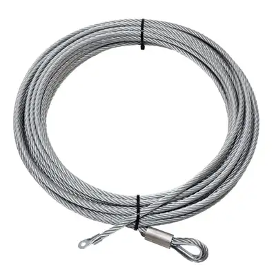 Superwinch Steel Wire Winch Rope 3/8 in. x 85 ft. for LP8500/LP10000/SX10/SX12 Winches - 90-12879