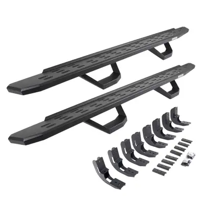 Go Rhino Go Rhino 6960488020PC RB30 Running Boards with Mounting Brackets, 2 Pairs Drop Steps Kit