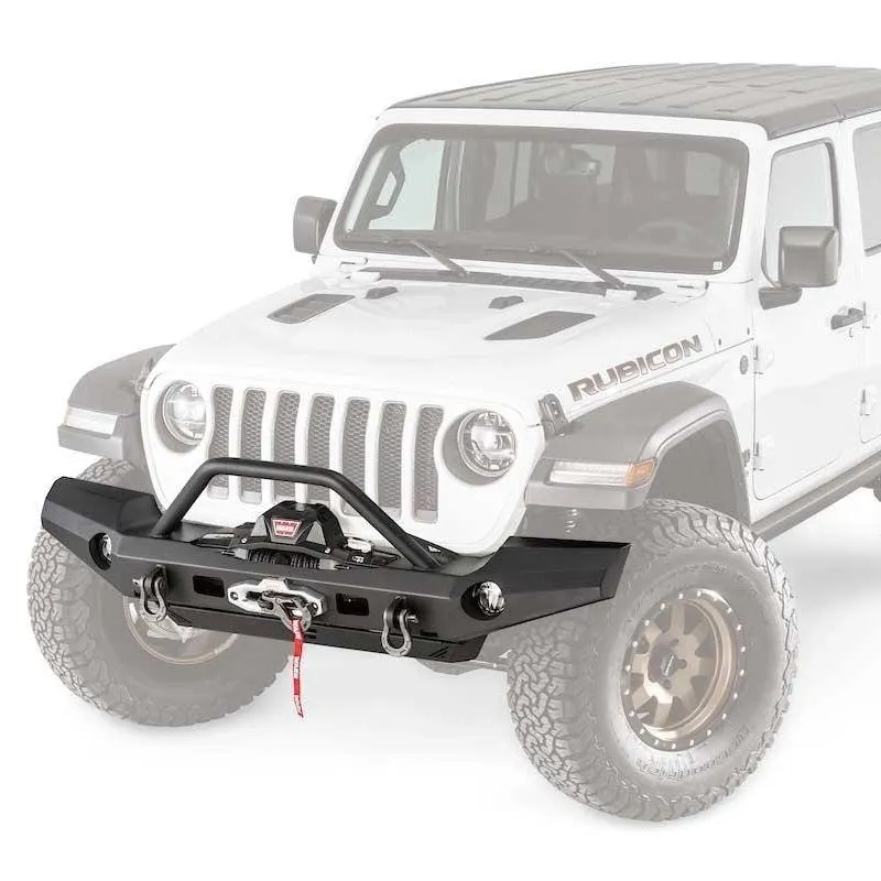 WARN - WARN Elite Front Bumper for JL and JT; Full width without grille guard tube product image