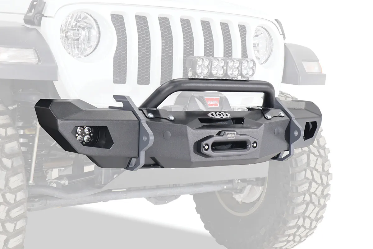 LOD Jk/Jl/Jt Black Ops Shorty Winch Front Bumper (Black Powder Coated) product image