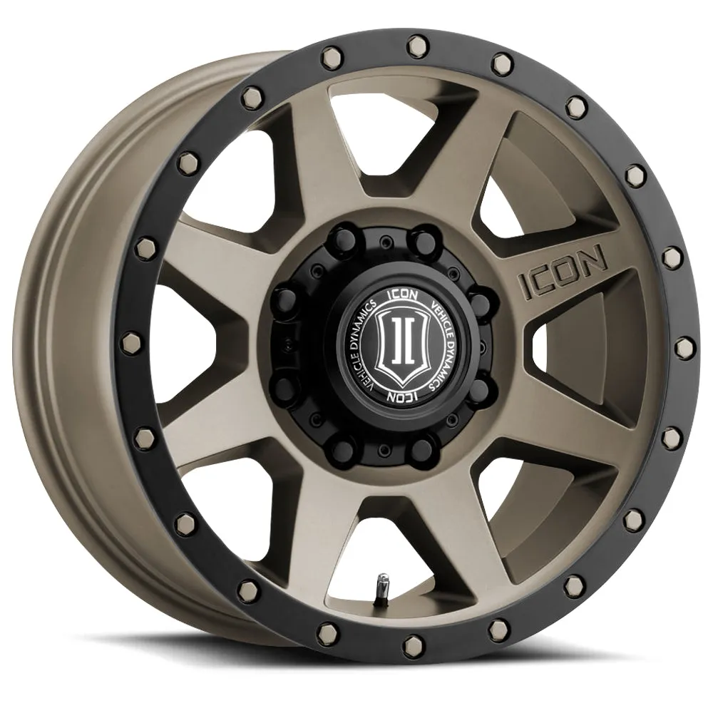 17 X 8.5 Rebound 8 X 6.5in 5.25inbp 13mm Offset Titanium product image
