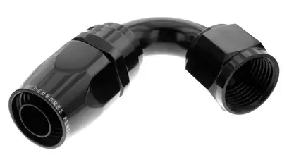 Redhorse Performance 06 120 Degree Female Aluminum Hose End Black