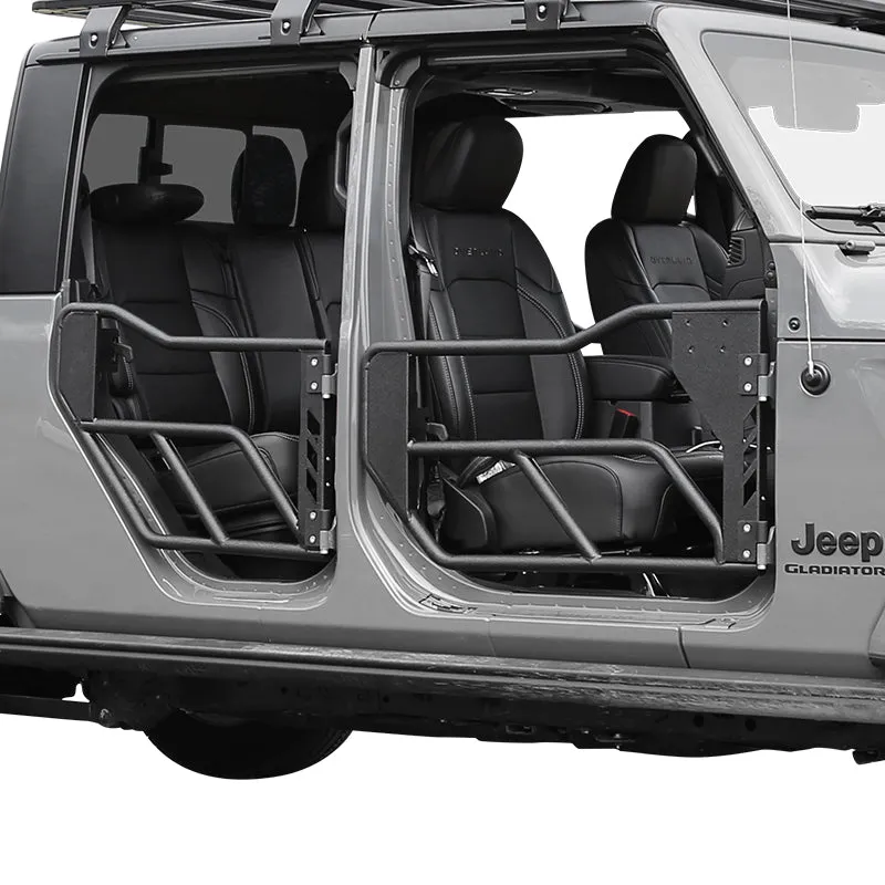Jeep Tube Doors with Side View Mirror for 2018-2026 Wrangler JL JLU & Gladiator JT | Tough Style product image
