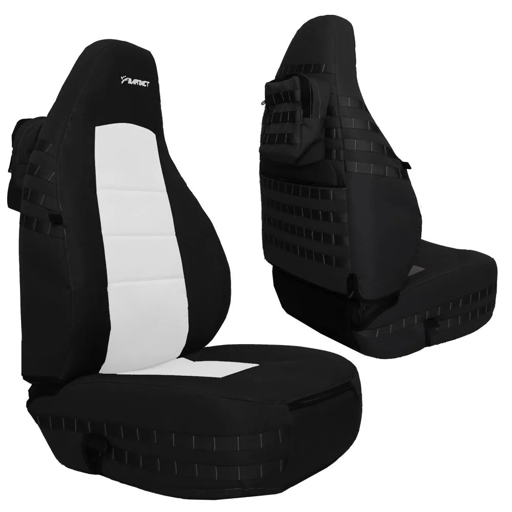 Front Tactical Seat Covers for Jeep® Wrangler TJ 1997-02 (PAIR) w/ MOLLE Bartact product image