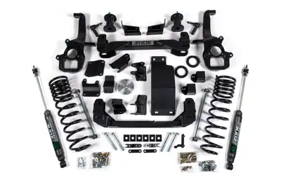 Zone Offroad 20-23 RAM 1500 4WD 6 Inch Front 5 Inch Rear Lift Kit With OE 22in Wheels With Nitro Shocks Zone Offroad