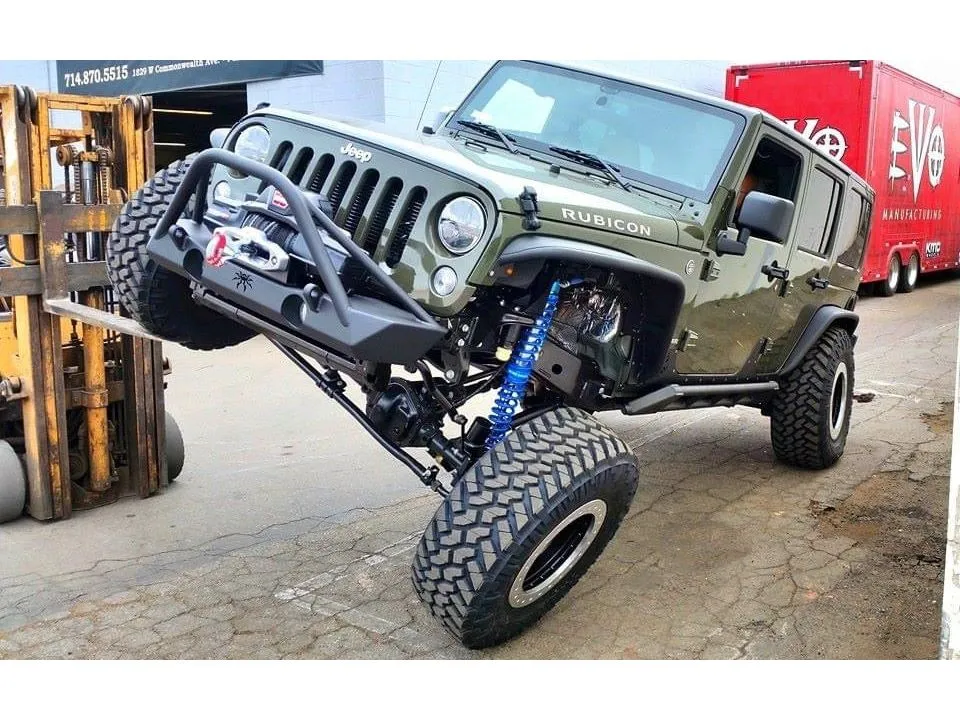 Jeep Wrangler King Coilover Conversion Kit. Front Bolt on (Black) For Jk/Jku 2 Door & 4 Door 2007-2018 product image