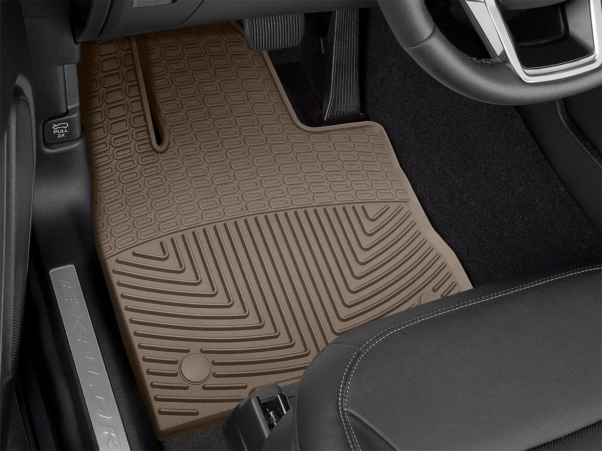 Weathertech 2020 + Ford Explorer Tan Front Rubber Mats