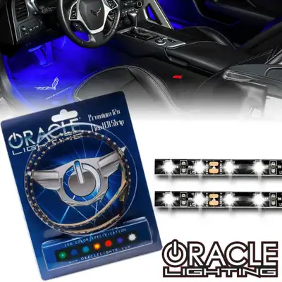 Oracle Lighting Oracle Lighting Ambient LED Lighting Flexible Strip Footwell Kit, White