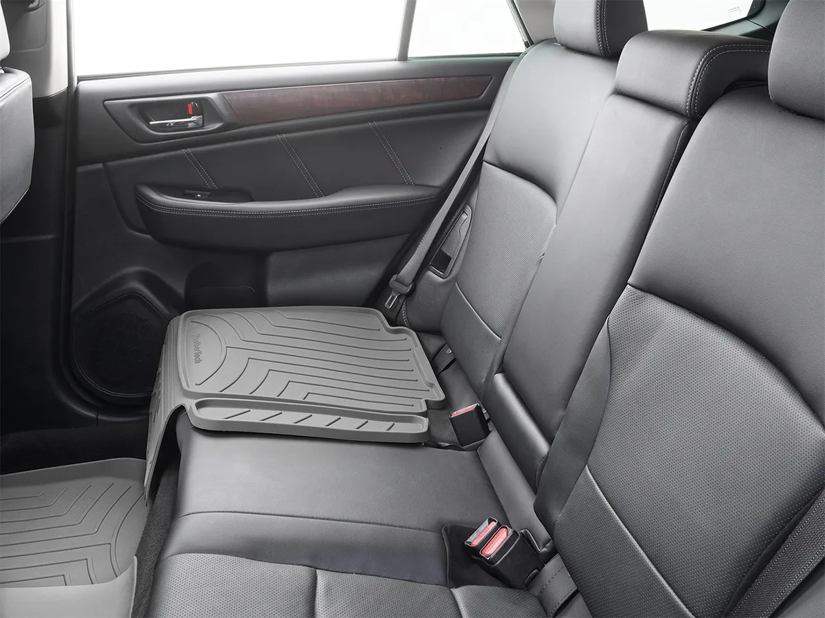 Grey Child Car Seat Protector with Seat Back Fits Interior Protection Automobile Universal product image