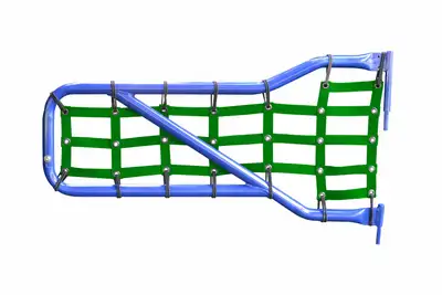 Steinjager Doors 2019 to Present Inserts Front Doors Only Green