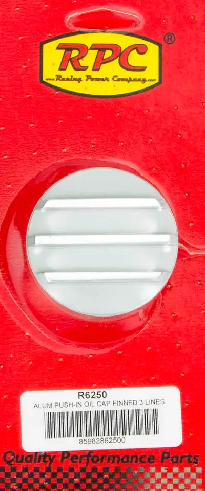 Racing Power Company Alum Finned Oil Push In Polished