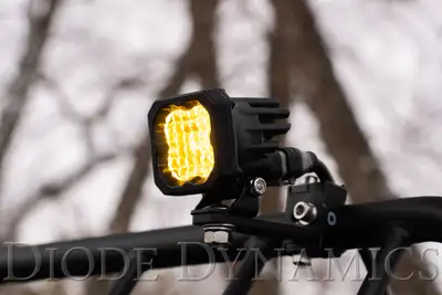 Diode Dynamics Diode Dynamics - Stage Series C1 LED Pod Pro Yellow Wide Standard ABL (pair)