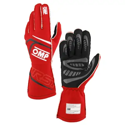 OMP Racing INC First Gloves Fia 8856-20 18 My2025 Red Sz. l
