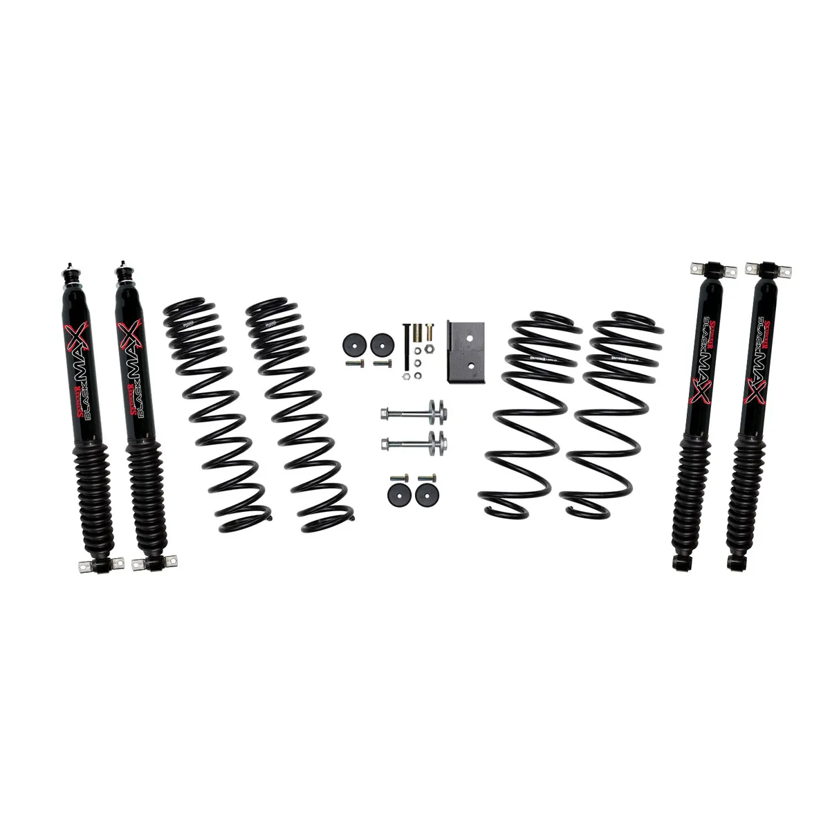 Skyjacker 2.5 Inch Dual Rate Long Travel One Box Kit With Black Max Shocks TJ/LJ 1997-2006 Jeep Wrangler/Unlimited Skyjacker