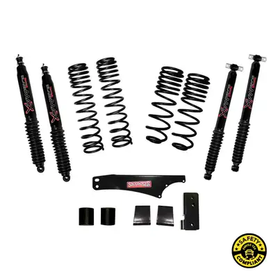 Skyjacker 22.5inch Dual Rate Long Travel Lift Kit With Black Max Shocks