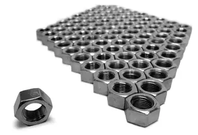 Steinjager Steinjäger Nuts Bulk Full Fasteners, Bulk 1/4-28 LH 100 Pack Grade 2 Plated Zinc Yellow