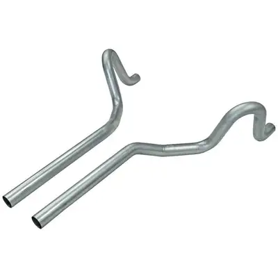 Flowmaster Tailpipes, 2.50" Mandrel Bent Tubing for 64-72 GM A-Body, 16 Gauge Aluminized Steel: 1 pr
