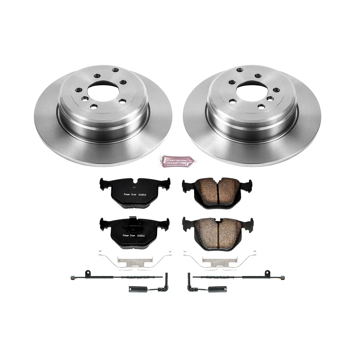 Z17 Direct Replacement Kit: Rotors; Ceramic Pads W/Hardware; Pad Sensors product image