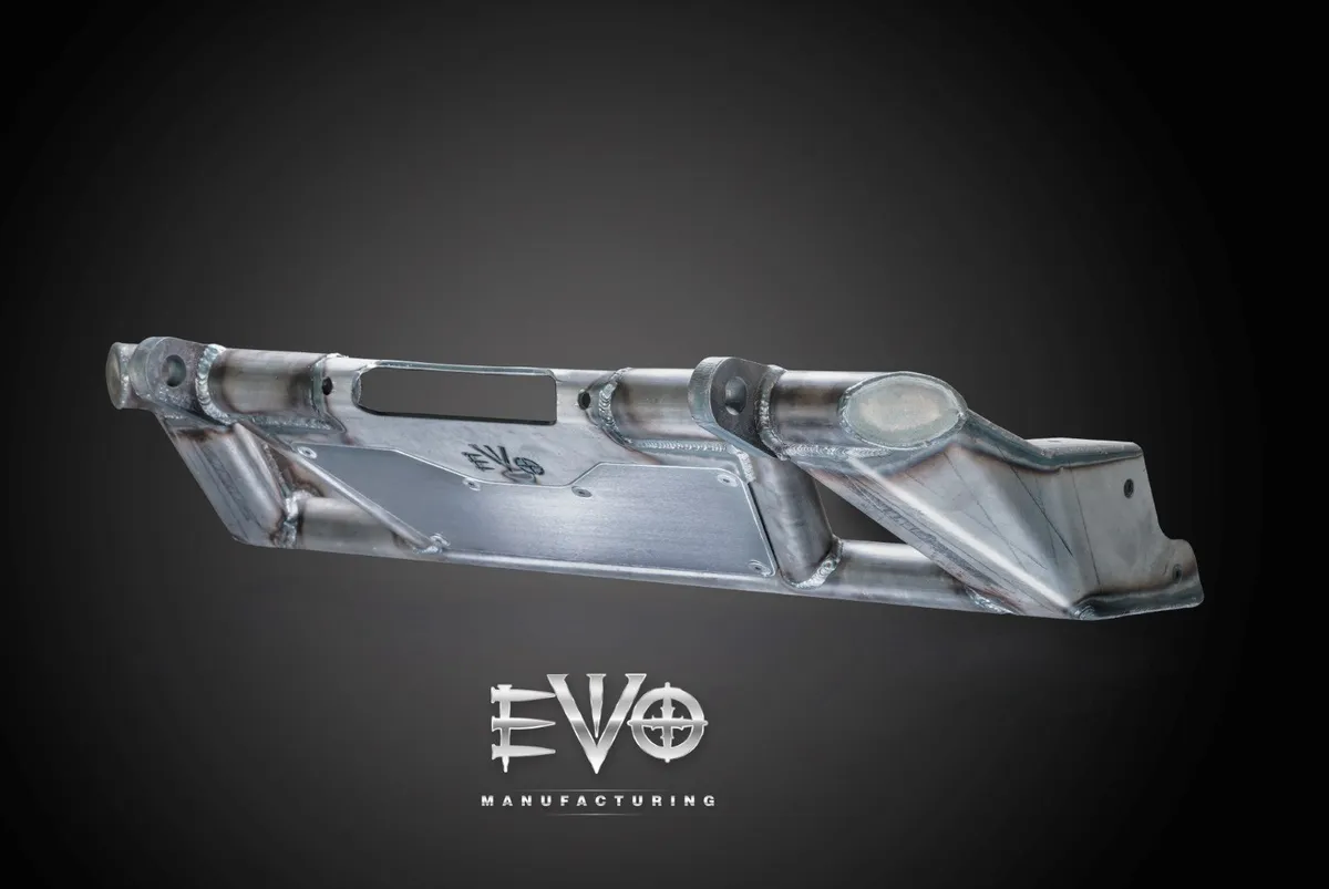 EVO Manufacturing KSPEC Pre Runner Front Winch Tube Bumper - Raw - JT/JL/JK product image